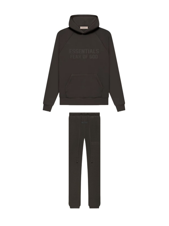 1:1 quality version Cubic Double Flocked Letter Logo Hoodie & Sweatpants Set 6 colors