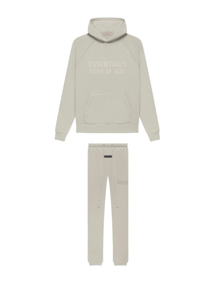 1:1 quality version Cubic Double Flocked Letter Logo Hoodie & Sweatpants Set 6 colors