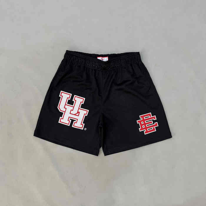 1:1 quality version University of Houston co-branded athletic mesh beach shorts