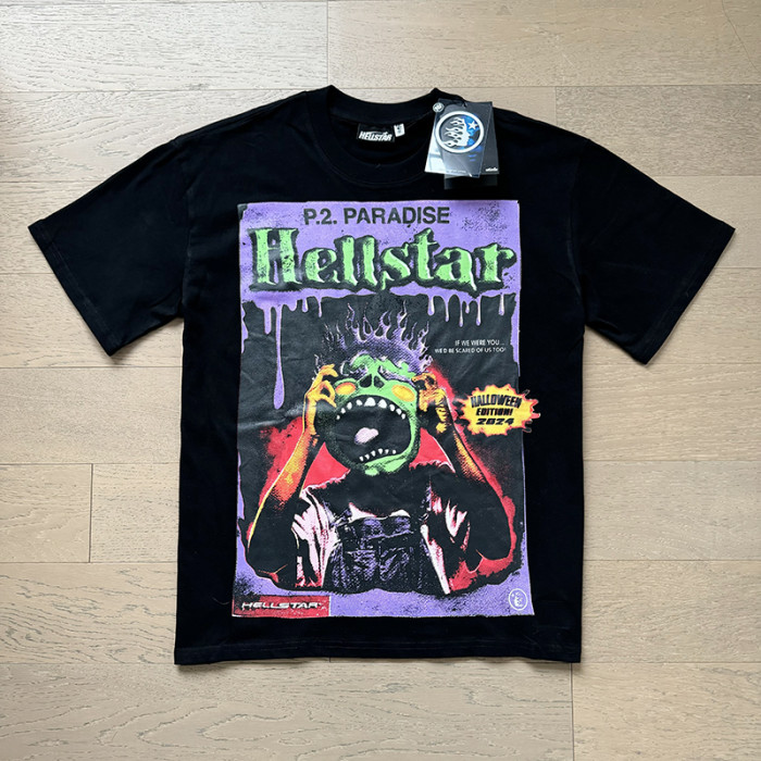 Monster Portrait Graffiti Letter Print Tee