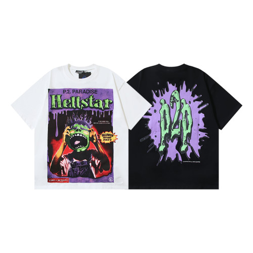 Monster Portrait Graffiti Letter Print Tee
