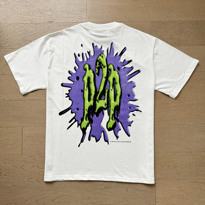 Monster Portrait Graffiti Letter Print Tee