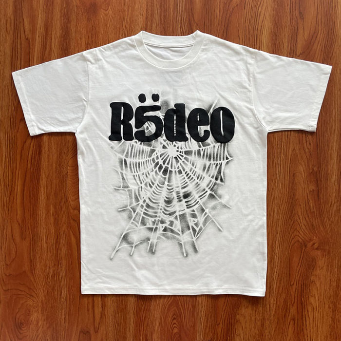 Black Letter Spiderweb Printed Co-Branded tee 6 colors