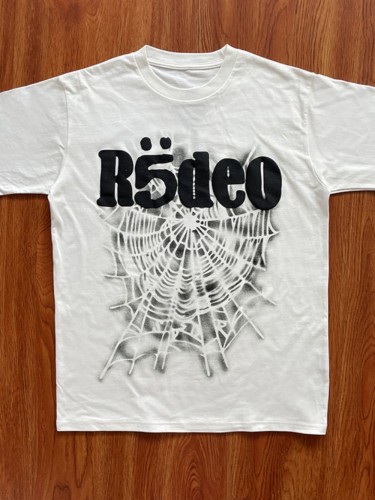 Black Letter Spiderweb Printed Co-Branded tee 6 colors