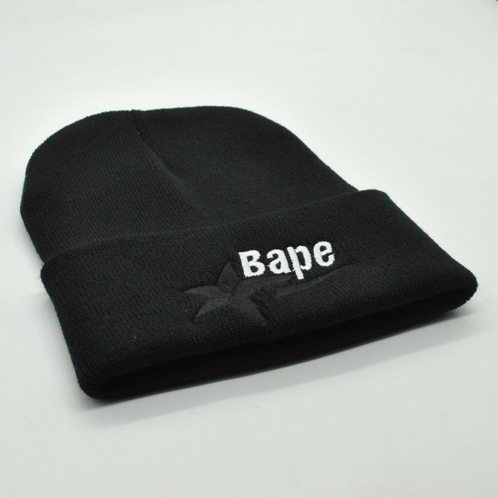 Lightning Star Letter Embroidered Knit Beanie 9 colors