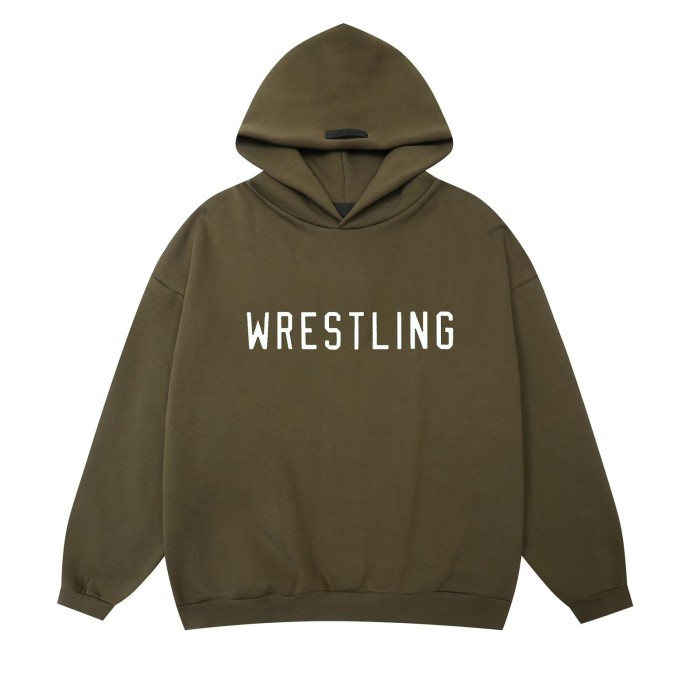 [buy more save more]1:1 quality version WRESTLING monogrammed Hoodie 5 colors