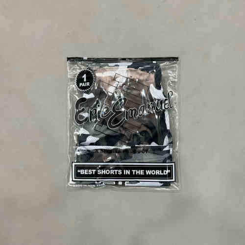 1:1 quality version Black White Gray Camouflage Mesh Shorts