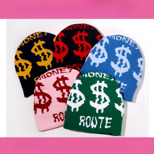 Dollar Sign Street Sports Warm Knit beanie 5 colors