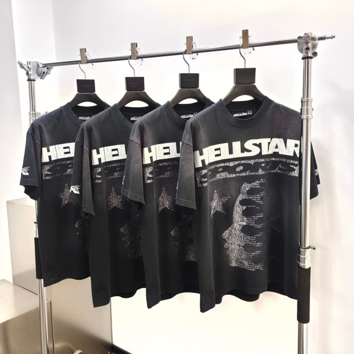 [Big & Tall for weights up to 260 lbs]1:1 quality version HS Flash Silver Logo Tee with NFC tag