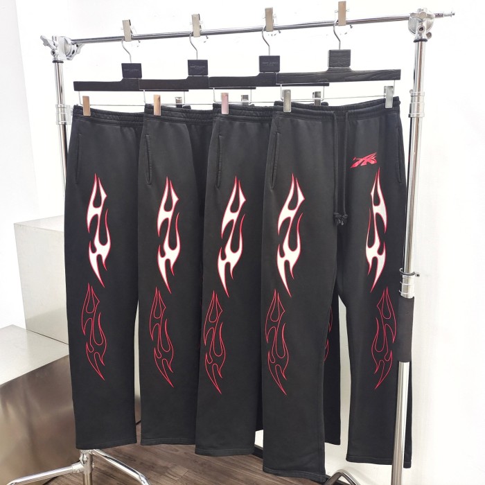 [Big & Tall for weights up to 260 lbs]1:1 quality version Red and Gray Firefly Straight Leg Pants with NFC tag