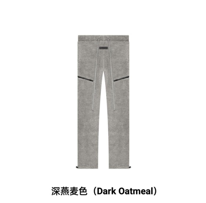 [Big & Tall for weights up to 220 lbs]1:1 quality version Labeled LOGO lamb wool shagreen thickened warm pants 3 colors