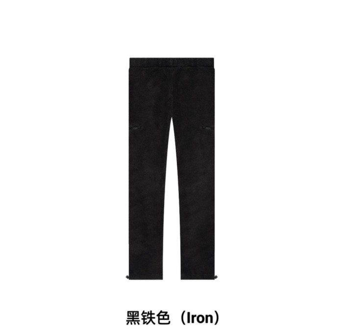 [Big & Tall for weights up to 220 lbs]1:1 quality version Labeled LOGO lamb wool shagreen thickened warm pants 3 colors