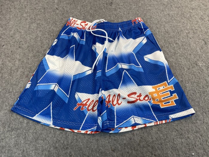  Basketball Star Jellyfish Print Mesh Shorts 4 colors