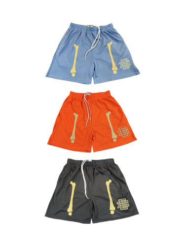 Bone Print Mesh Shorts 3 colors
