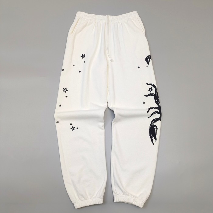 1:1 quality version Black Scorpion Red Letter Print Hoodie & Pants Set