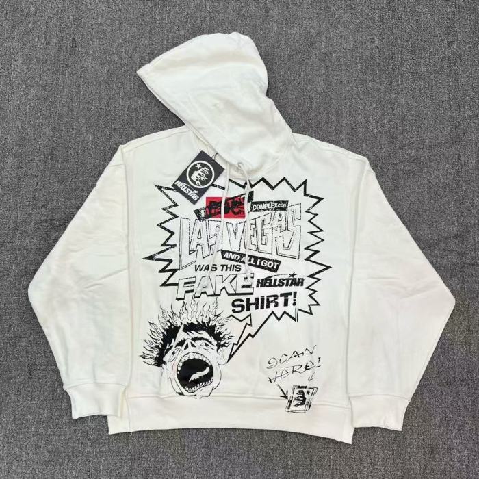 [buy more save more] 1:1 quality version Screaming Boy Slogan Print Hoodie 27613662