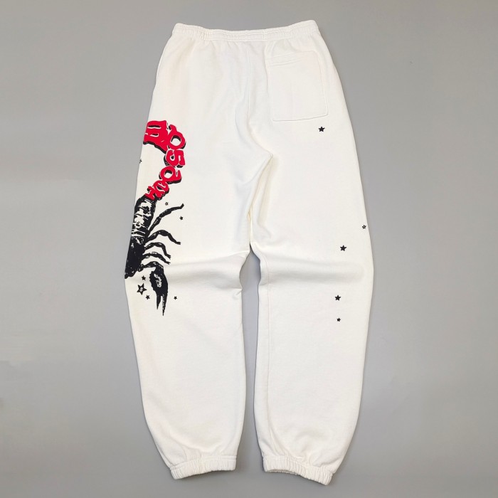 1:1 quality version Black Scorpion Red Letter Print Hoodie & Pants Set