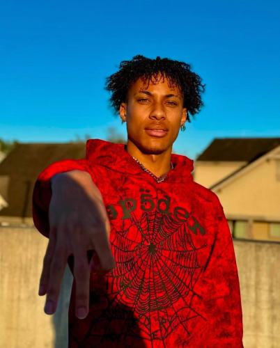 1:1 quality version Black spiderweb splash-ink printed Hoodie & Pants Set