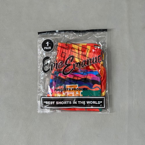 1:1 quality version Sunset print mesh breathable shorts