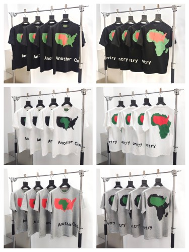 1:1 quality version DT map alphabet print Tee 3 colors