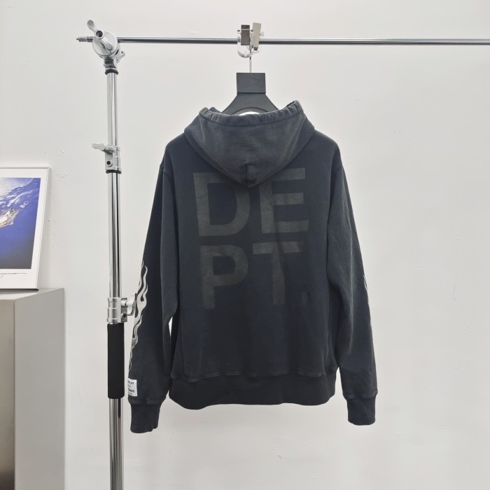 [Big & Tall for weights up to 260 lbs]1:1 quality version Arms Flame letter logo printed hoodie