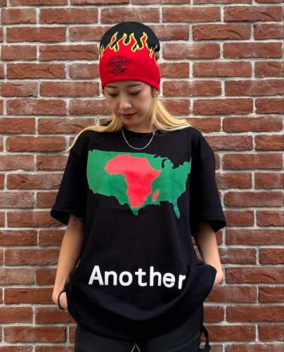 1:1 quality version DT map alphabet print Tee 3 colors