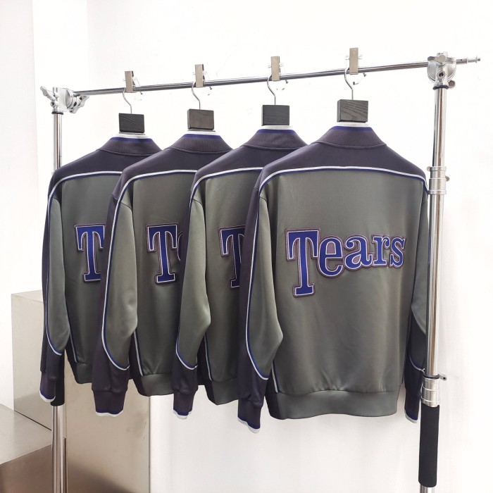 1:1 quality version DT Large Letter Colorblocked Zip Jacket & Pants set