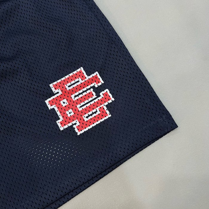 1:1 quality version Four colorful logo print beach mesh shorts