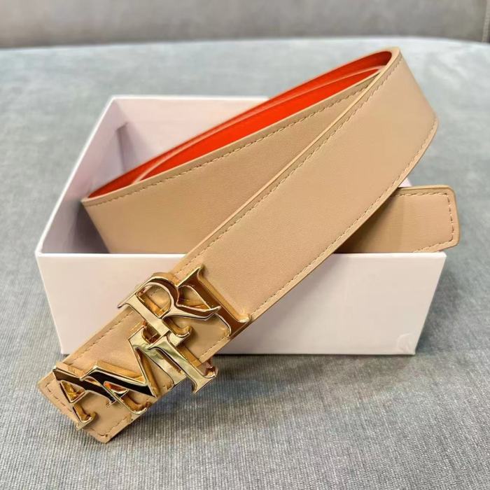 [50% Off]Amiri Metal Monogrammed Logo Belt【Width 3.8 cm】27625818