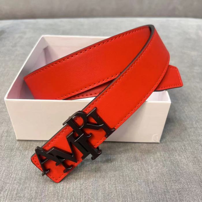 [50% Off]Amiri Metal Monogrammed Logo Belt【Width 3.8 cm】27625818