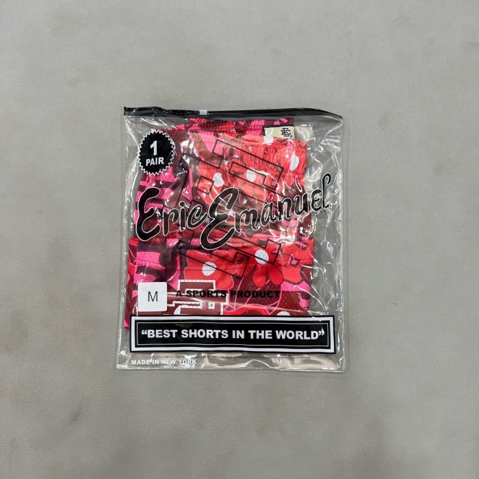 1:1 quality version Hawaii Collection Allover Floral Monogrammed Mesh Beach Shorts 3 colors