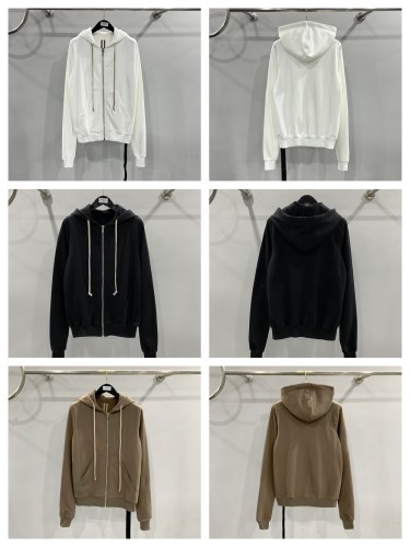 1:1 quality version Classic Zipper Hoodie 3 colors