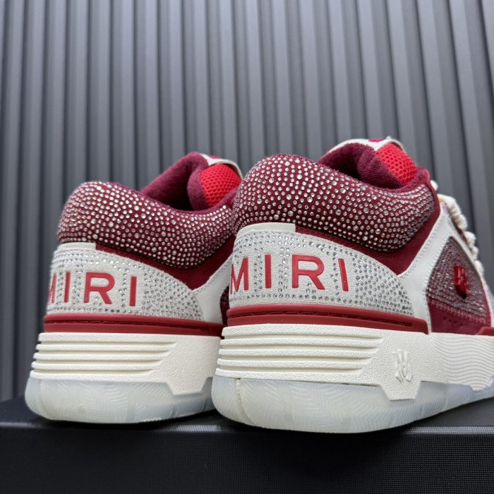 1:1 quality version Colorblocking full rhinestone low top thick bottom sneakers 15 colors