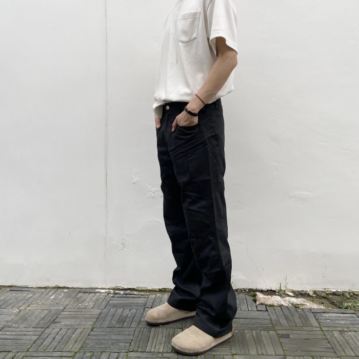 Three-dimensional cut multi-pocket outdoor straight leg cargo pants 3 colors