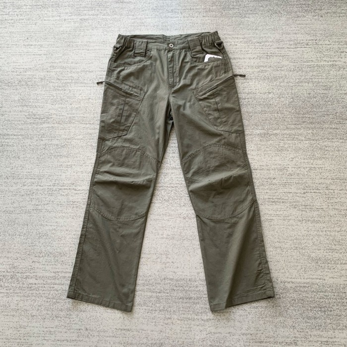 Three-dimensional cut multi-pocket outdoor straight leg cargo pants 3 colors