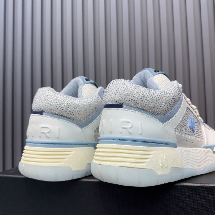 1:1 quality version Colorblocking full rhinestone low top thick bottom sneakers 15 colors
