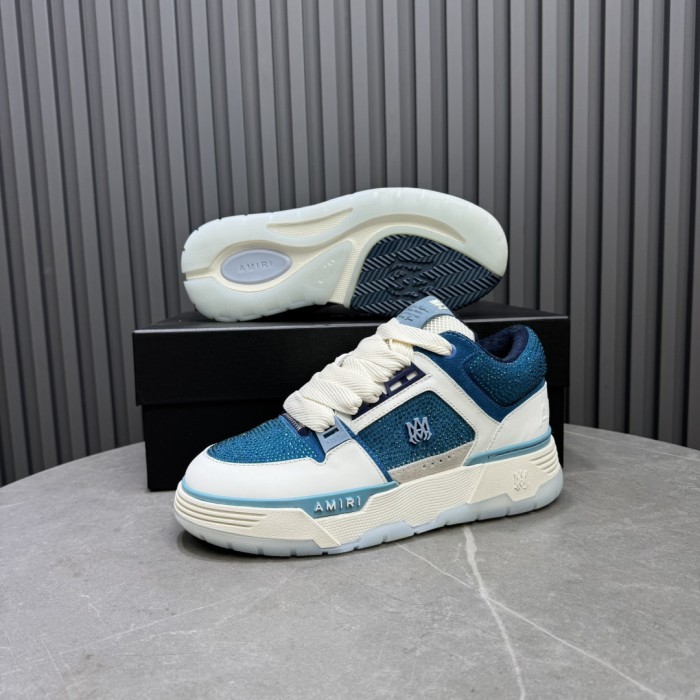 1:1 quality version Colorblocking full rhinestone low top thick bottom sneakers 15 colors