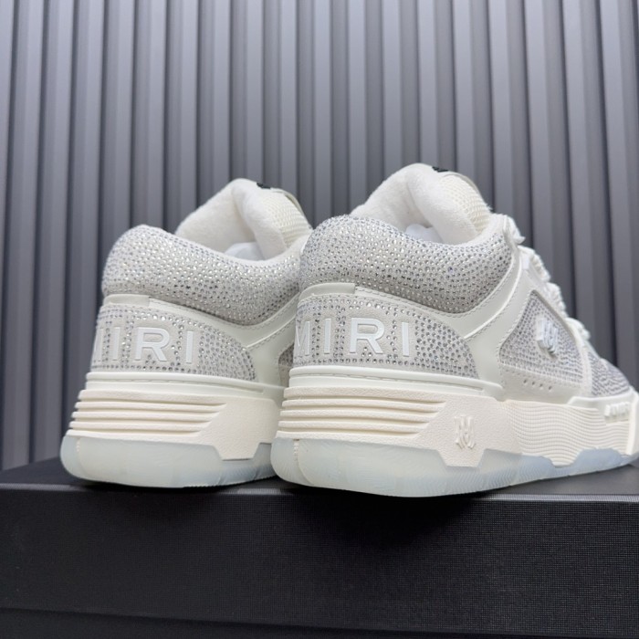 1:1 quality version Colorblocking full rhinestone low top thick bottom sneakers 15 colors