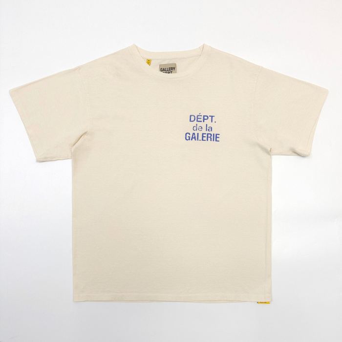 [buy more save more][Big & Tall for weights up to 260 lbs]1:1 quality version Front and back French logo print Tee 4 colors