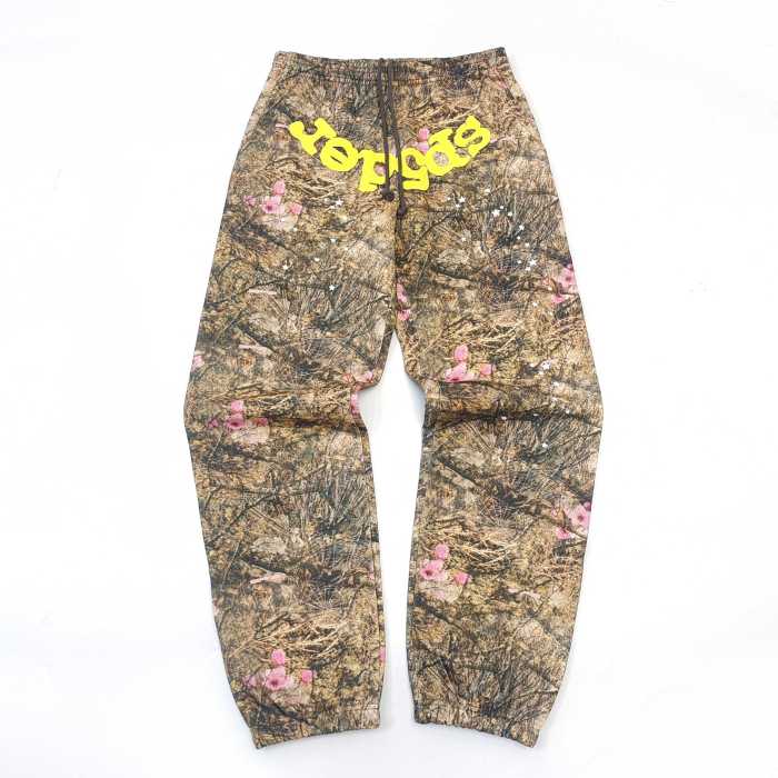 [buy more save more]1:1 quality version Tree Branch Flower Spider Web Print Hoodie & Pants Set