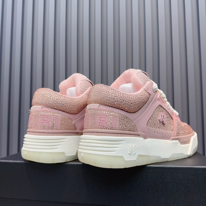1:1 quality version Colorblocking full rhinestone low top thick bottom sneakers 15 colors