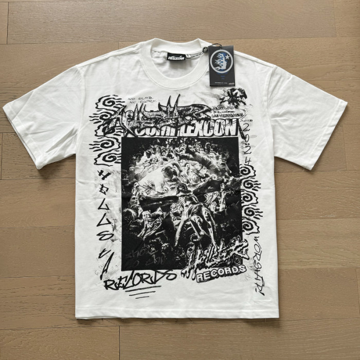 Religious Portrait Letter Print Tee