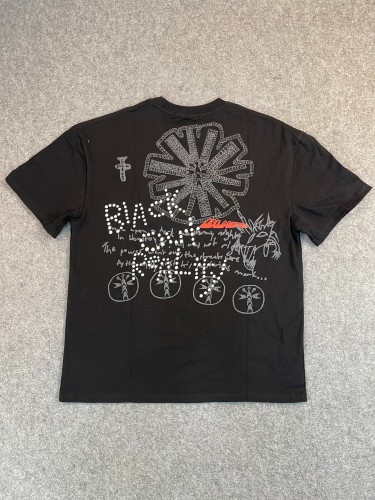 American cartoon graffiti letters casual tee