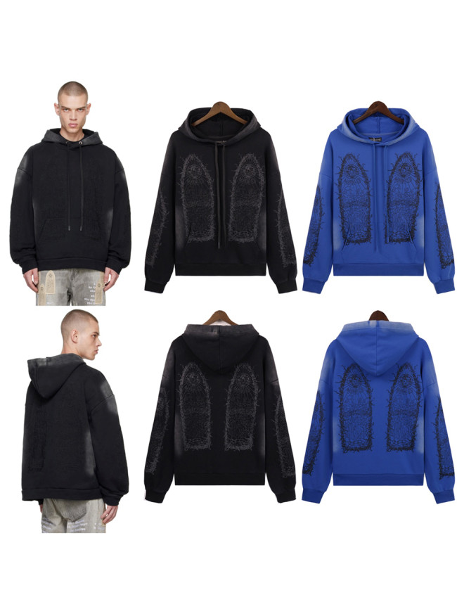 Classic Logo Heavy Duty Washed Hoodie 2 colors