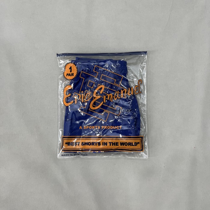 1:1 quality version Beige Trim Blue Logo Print Mesh Shorts