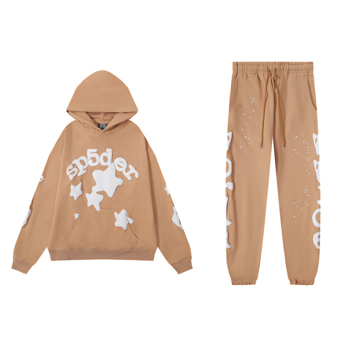 Chest Five Stars Monogrammed Hoodie & Pants Set 3 colors