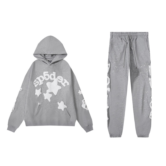 Chest Five Stars Monogrammed Hoodie & Pants Set 3 colors