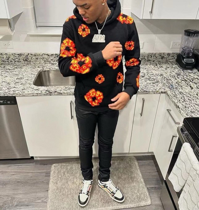 1:1 quality version DT Full Print Spark hoodie
