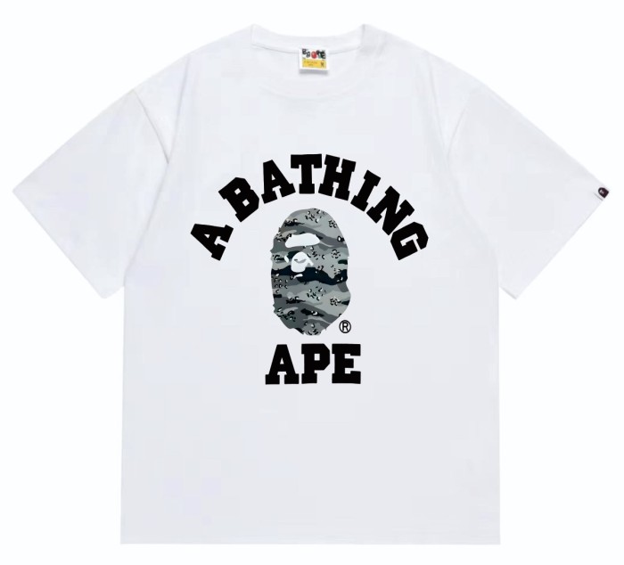 [50% Off]A Bathing Ape Bape Arc Letter Desert Camouflage Ape Head Print tee 4 colors 27648166