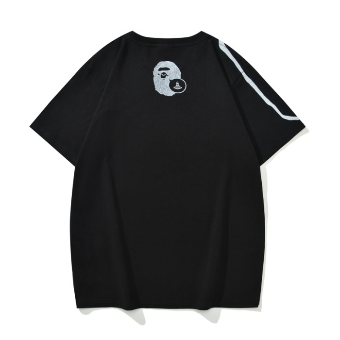 Co-branded Hand Painted Great Ape Head Graffiti tee 2 colors